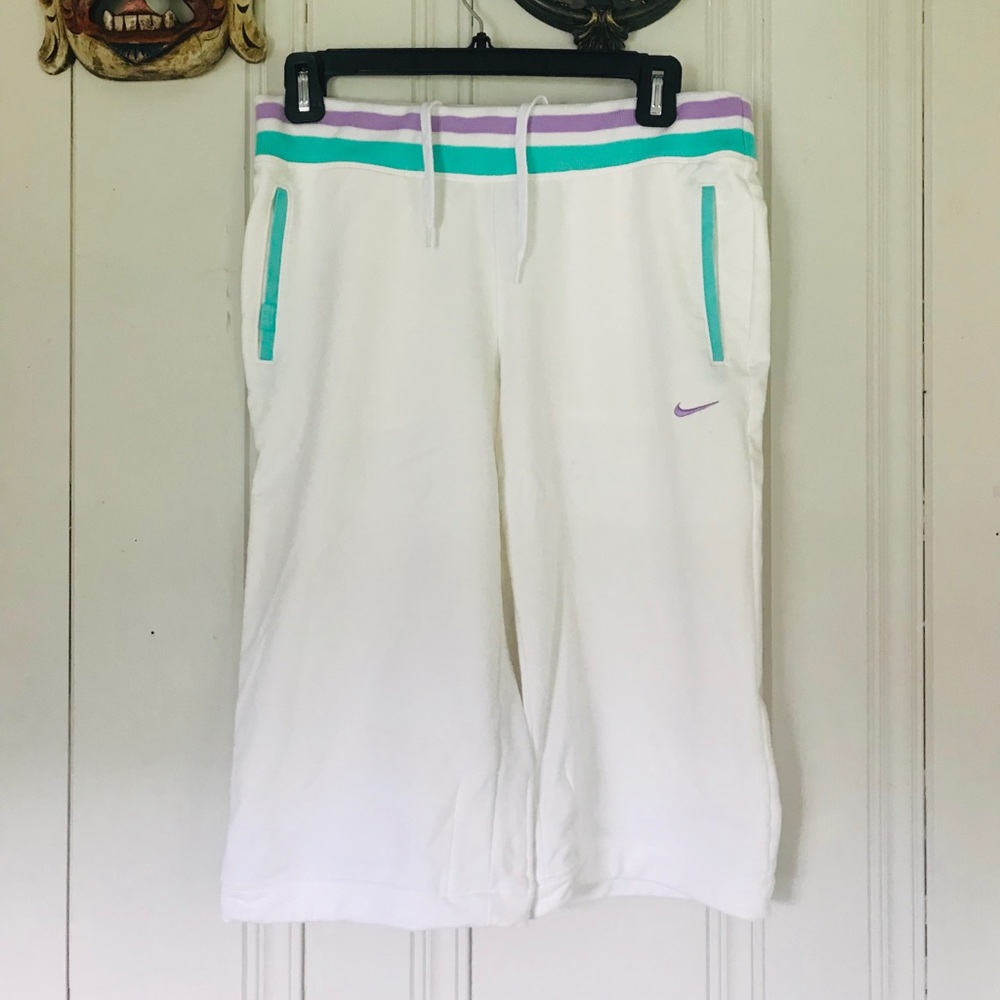 Nike dri-fit long sweat shorts